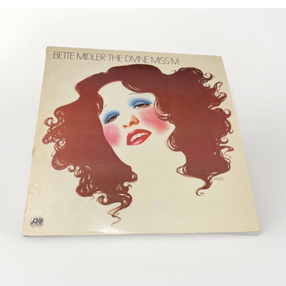 Vintage‎ BETTE MIDLER - The Divine Miss M Vinyl LP (1972 Atlantic) Record Album